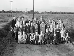 Cooperative Prints: Tulare County, California, 1938. Creator: Dorothea Lange