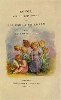 Isaac Gallery: The Tulip and the Butterfly Appear in gayer Coats than I, 1832, (1947). Creator: Unknown