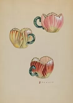 Tulip Cups, c. 1937. Creator: Robert Stewart