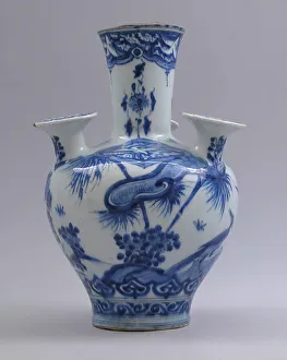 Safavid Prints: Tulip Vase, Iran, 17th century. Creator: Unknown