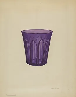 Glassworks Prints: Tumbler, c. 1936. Creator: John Dana