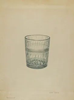 Glassworks Prints: Tumbler, c. 1936. Creator: John Dana