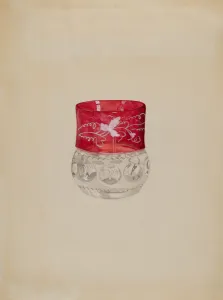 Transparent Prints: Tumbler, c. 1936. Creator: Katherine Hastings