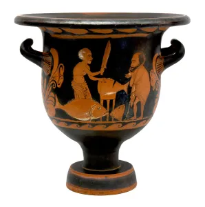Attica Gallery: The Tuna Fish Seller (Krater), 4th century BC. Creator: Pittore del venditore di tonno