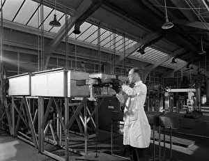 Steelworker Prints: Tungsten carbide furnace being loaded