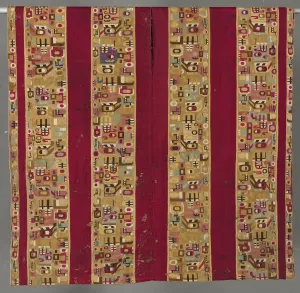 Middle Horizon Prints: Tunic with Sacrificer, 600-1000. Creator: Unknown