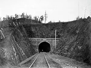 Development Prints: Tunnel Number 12 at Verst 36 with a Length of 365 Sazhens, 1900-1904. Creator: Unknown