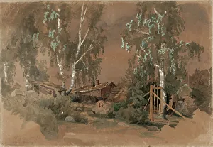 Tuomarinkyla, 1859. Creator: Werner Holmberg