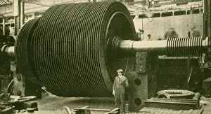 John Brown And Company1 Prints: The Turbine Blading Without Casing, c1930. Creator: John Brown & Company