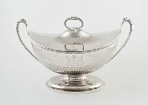 Tureen Prints: Tureen with Cover, London, 1783 / 84. Creators: John Wakelin, William Taylor