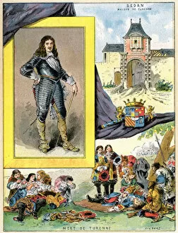 Auvergne Collection: Turenne, Henri de La Tour d?Auvergne, marshal of France, 1898. Artist: Gilbert