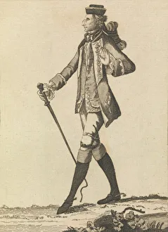 The Turf Macaroni, January 2, 1771. Creator: Matthew Darly