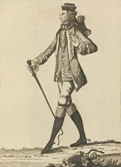 Duke Of Grafton Gallery: The Turf Macaroni, January 2, 1771. Creator: Matthew Darly