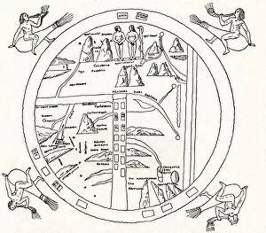 Herald Gallery: The Turin Map, (8th century), 1912