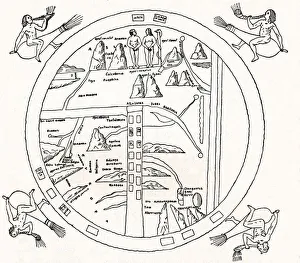Piedmont Prints: The Turin Map, (8th century), 1912