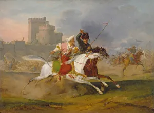 Sultan Prints: Turk and Cossack, 1809. Artist: Vernet, Horace (1789-1863)