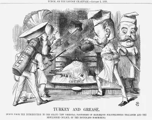 Turkey and Grease, 1869. Artist: John Tenniel