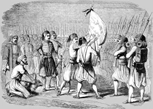 Consecration Prints: Turkish Army; Consecration of a Banner, 1854. Creator: Unknown