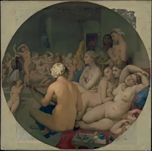 Hot Spring Prints: The Turkish Bath, 1862. Artist: Ingres, Jean Auguste Dominique (1780-1867)