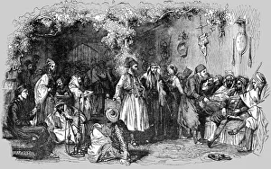 Turkish coffee house, 1854. Creator: Unknown