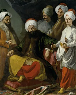 The Turkish embassy in Naples in 1741. Artist: Bonito, Giuseppe (1707-1789) The Turkish embassy in Naples in 1741. Artist: Bonito, Giuseppe (1707-1789)