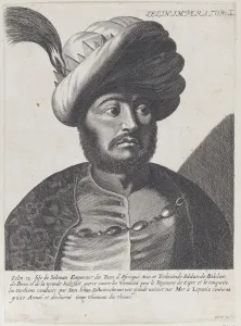 Feather Collection: Turkish Emperor Selim II, 1624-75. Creator: Anon