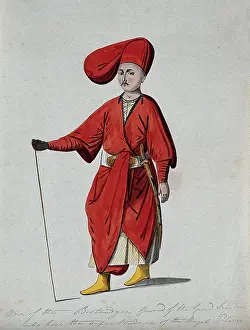 Arabia Prints: A Turkish guardsman. Creator: Unknown