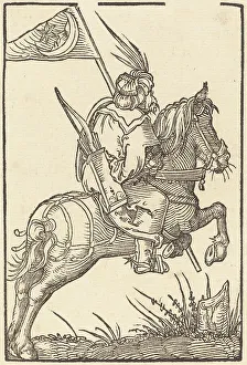 A Turkish Horseman. Creator: Hans Springinklee