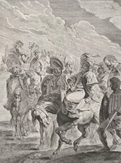 Soutman Gallery: A Turkish Prince on Horseback, ca. 1620-25. Creator: Pieter Soutman