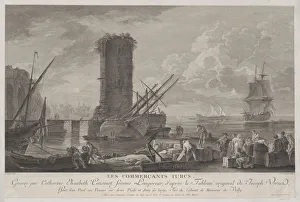 Joseph Vernet Prints: Turkish Traders, ca. 1762. Creator: Elisabeth Cousinet Lempereur