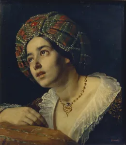 Midday Prints: A Turkish woman. Artist: Kapkov, Yakov Fyodorovich (1816-1854)