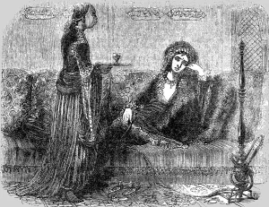 Serving Prints: Turkish Woman and Slave; The Women of Turkey, 1854. Creator: Unknown