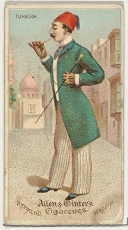 Tarboosh Collection: Turkish, from Worlds Dudes series (N31) for Allen & Ginter Cigarettes, 1888