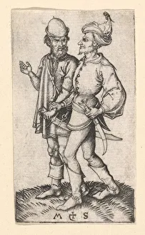 Metropolitan Museum Prints: Two Turks, ca. 1435-1491. Creator: Martin Schongauer