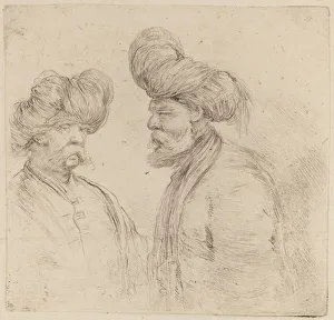 Stefano Della Bella Collection: Two Turks. Creator: Stefano della Bella