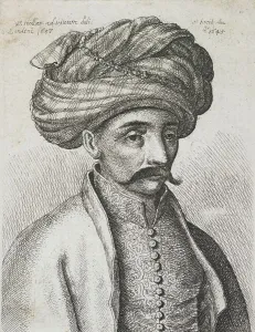 Turk's head, 1645. Creator: Wenceslaus Hollar