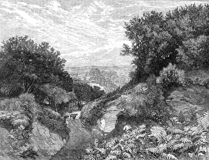Jackson M Prints: The Turner Gold Medal Prize Landscape, by F. Walton, 1864. Creator: Mason Jackson