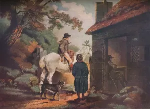 William Ward Gallery: The Turnpike Gate, c1805. Artist: William Ward