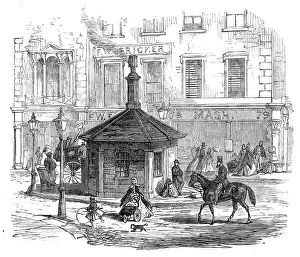 Toll Gate Prints: Turnpike-gates in and near London just demolished: Notting-hill Gate