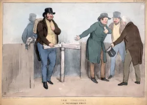 John Doyle Prints: The Turnstile, A Picturesque Simile, 19th century. Artist: John Doyle