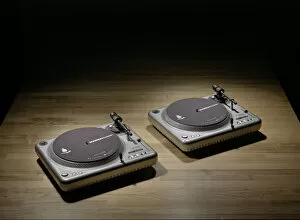 Sound Gallery: Turntable used by Grand Wizzard Theodore, 2000s. Creator: Vestax