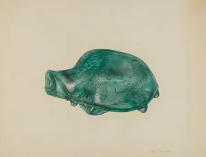 Turtle Prints: Turtle, c. 1939. Creator: Van Silvay