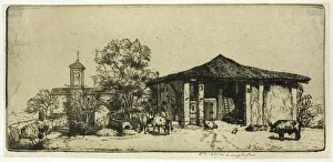 Maclaughlan Donald Shaw Prints: A Tuscan Farm, 1904. Creator: Donald Shaw MacLaughlan