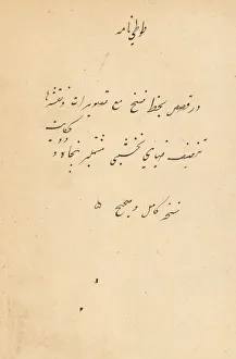 Tuti-Nama (Tales of a Parrot), c. 1560. Creator: Unknown