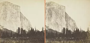 Carleton Emmons Watkins Gallery: Tutocanula, or El Capitan, 3600 ft. from the foot of the Mariposa Trail, Yosemite Valley