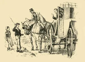 Carefree Prints: The tutors carriage met them, (1907). Creator: Unknown