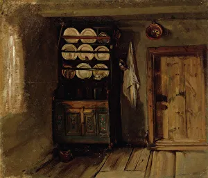 Jansson Karl Prints: Tuvan interior from aland, 1871. Creator: Karl Emanuel Jansson