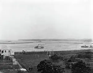 Lestrange Robert Augustus Henry Prints: Tweed River and Training Wall, taken from Greenmount (Hill Street)