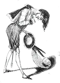 Twelfth Eve Prints: Twelfth Night characters - Lord Bowatall, 1844. Creator: Unknown