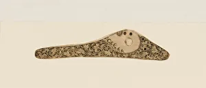 Twenty-Five Inked Impressions (or Pulls') of Engraved Firearms Ornament, ca
